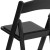Flash Furniture LE-L-1-BLACK-GG Hercules 800 lb. Capacity Lightweight Black Resin Folding Chair addl-7