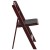 Flash Furniture LE-L-1-MAH-GG Hercules 800 lb. Capacity Lightweight Red Mahogany Resin Folding Chair addl-9