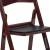 Flash Furniture LE-L-1-MAH-GG Hercules 800 lb. Capacity Lightweight Red Mahogany Resin Folding Chair addl-11