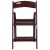 Flash Furniture 2-LE-L-1-MAH-GG Hercules 800 lb. Capacity Lightweight Red Mahogany Resin Folding Chair, 2 Pack addl-5
