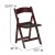 Flash Furniture 2-LE-L-1-MAH-GG Hercules 800 lb. Capacity Lightweight Red Mahogany Resin Folding Chair, 2 Pack addl-6