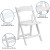Flash Furniture 2-LE-L-1-WHITE-GG Hercules 800 lb. Capacity Lightweight White Resin Folding Chair, 2 Pack addl-10