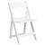 Flash Furniture 2-LE-L-1-WH-SLAT-GG Hercules 800 lb. Capacity White Resin Folding Chair with Slatted Seat. 2 Pack addl-9