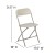 Flash Furniture 2-LE-L-3-BEIGE-GG Hercules 650 lb. Capacity Lightweight Beige Plastic Folding Chair, 2 Pack  addl-6