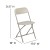 Flash Furniture LE-L-3-BEIGE-GG Hercules 650 lb. Capacity Lightweight beige Plastic Folding Chair addl-6