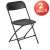 Flash Furniture 2-LE-L-3-BK-GG Hercules 650 lb. Capacity Lightweight Black Plastic Folding Chair, 2 Pack  addl-2