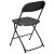 Flash Furniture 2-LE-L-3-BK-GG Hercules 650 lb. Capacity Lightweight Black Plastic Folding Chair, 2 Pack  addl-7