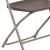 Flash Furniture 2-LE-L-3-BROWN-GG Hercules 650 lb. Capacity Lightweight Brown Plastic Folding Chair, 2 Pack  addl-14