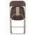 Flash Furniture LE-L-3-BROWN-GG Hercules 650 lb. Capacity Lightweight Brown Plastic Folding Chair addl-15