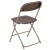 Flash Furniture 2-LE-L-3-BROWN-GG Hercules 650 lb. Capacity Lightweight Brown Plastic Folding Chair, 2 Pack  addl-7
