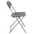 Flash Furniture 2-LE-L-3-GREY-GG Hercules 650 lb. Capacity Lightweight Gray Plastic Folding Chair, 2 Pack  addl-10