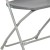 Flash Furniture 2-LE-L-3-GREY-GG Hercules 650 lb. Capacity Lightweight Gray Plastic Folding Chair, 2 Pack  addl-12