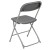 Flash Furniture 2-LE-L-3-GREY-GG Hercules 650 lb. Capacity Lightweight Gray Plastic Folding Chair, 2 Pack  addl-7