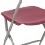 Flash Furniture 2-LE-L-3-RED-GG Hercules 650 lb. Capacity Lightweight Red Plastic Folding Chair, 2 Pack  addl-13