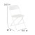 Flash Furniture 2-LE-L-3-WHITE-GG Hercules 650 lb. Capacity Lightweight White Plastic Folding Chair, 2 Pack  addl-6