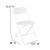 Flash Furniture LE-L-3-WHITE-GG Hercules 650 lb. Capacity Lightweight White Plastic Folding Chair addl-6
