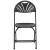 Flash Furniture 2-LE-L-4-BK-GG Hercules 650 lb. Capacity Black Plastic Fan Back Folding Chair, 2 Pack  addl-11