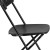 Flash Furniture 2-LE-L-4-BK-GG Hercules 650 lb. Capacity Black Plastic Fan Back Folding Chair, 2 Pack  addl-12