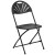 Flash Furniture 2-LE-L-4-BK-GG Hercules 650 lb. Capacity Black Plastic Fan Back Folding Chair, 2 Pack  addl-9