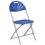 Flash Furniture 2-LE-L-4-BL-GG Hercules 650 lb. Capacity Blue Plastic Fan Back Folding Chair, 2 Pack addl-9