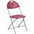 Flash Furniture 2-LE-L-4-BUR-GG Hercules 650 lb. Capacity Burgundy Plastic Fan Back Folding Chair, 2 Pack addl-9