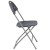 Flash Furniture LE-L-4-CH-GG Hercules 650 lb. Capacity Charcoal Plastic Fan Back Folding Chair addl-8