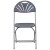 Flash Furniture 2-LE-L-4-CH-GG Hercules 650 lb. Capacity Charcoal Plastic Fan Back Folding Chair, 2 Pack addl-9
