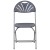Flash Furniture LE-L-4-CH-GG Hercules 650 lb. Capacity Charcoal Plastic Fan Back Folding Chair addl-9