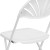 Flash Furniture LE-L-4-WHITE-GG Hercules 650 lb. Capacity White Plastic Fan Back Folding Chair addl-11