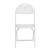 Flash Furniture 2-LE-L-4-WHITE-GG Hercules 650 lb. Capacity White Plastic Fan Back Folding Chair, 2 Pack addl-12
