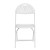 Flash Furniture LE-L-4-WHITE-GG Hercules 650 lb. Capacity White Plastic Fan Back Folding Chair addl-12