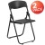 Flash Furniture 2-RUT-I-BLACK-GG Hercules 500 lb. Capacity Heavy Duty Black Plastic Folding Chair, 2 Pack  addl-2