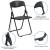Flash Furniture 2-RUT-I-BLACK-GG Hercules 500 lb. Capacity Heavy Duty Black Plastic Folding Chair, 2 Pack  addl-4
