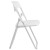 Flash Furniture RUT-I-WHITE-GG Hercules 500 lb. Capacity Heavy Duty White Plastic Folding Chair addl-10