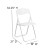Flash Furniture 2-RUT-I-WHITE-GG Hercules 500 lb. Capacity Heavy Duty White Plastic Folding Chair, 2 Pack  addl-6