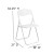 Flash Furniture RUT-I-WHITE-GG Hercules 500 lb. Capacity Heavy Duty White Plastic Folding Chair addl-6