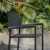 Flash Furniture 2-SB-A268C-BK-GG Commercial Indoor/Outdoor Stacking Club Chairs with Black Poly Resin Slatted Backs and Seat, Set of 2 addl-6