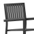 Flash Furniture 2-SB-A268C-BK-GG Commercial Indoor/Outdoor Stacking Club Chairs with Black Poly Resin Slatted Backs and Seat, Set of 2 addl-9