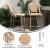 Flash Furniture 2-SDA-AD642001-F-BS-NATWH-LTNAT-GG Indoor/Outdoor Natural/White PE Rattan French Bistro Stack Bar Stool, Light Natural Frame, 2/Set addl-4