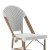Flash Furniture 2-SDA-AD642001-F-BS-WHGY-NAT-GG Indoor/Outdoor Stackable Gray/White PE Rattan French Bistro Bar Stool, Natural Frame, 2/Set addl-9