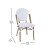 Flash Furniture 2-SDA-AD642001-F-WHGY-NAT-GG Indoor/OutdoorWhite/Gray PE Rattan French Bistro Stacking Chair with Natural Frame, 2/Set addl-5