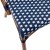 Flash Furniture 2-SDA-AD642001-NVYWH-NAT-GG Indoor/Outdoor Commercial Navy/White PE Rattan French Bistro Stacking Chair with Natural Bamboo Print Aluminum Frame, Set of 2 addl-9