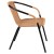 Flash Furniture 2-TLH-037-BGE-GG Lila Beige Rattan Indoor/Outdoor Restaurant Stack Chair, Set of 2 addl-10