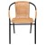Flash Furniture 2-TLH-037-BGE-GG Lila Beige Rattan Indoor/Outdoor Restaurant Stack Chair, Set of 2 addl-11