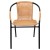 Flash Furniture 2-TLH-037-BGE-GG Lila Beige Rattan Indoor/Outdoor Restaurant Stack Chair, Set of 2 addl-11