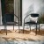 Flash Furniture 2-TLH-037-BK-GG Lila Black Rattan Indoor/Outdoor Restaurant Stack Chair, Set of 2 addl-1