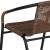 Flash Furniture 2-TLH-037-DK-BN-GG Lila Medium Brown Rattan Indoor/Outdoor Restaurant Stack Chair, Set of 2 addl-12