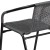 Flash Furniture 2-TLH-037-GY-GG Lila Gray Rattan Indoor/Outdoor Restaurant Stack Chair, Set of 2 addl-12