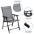 Flash Furniture 2-TLH-SC-044-B-GG Paladin Gray Outdoor Folding Patio Sling Chair with Black Frame, 2 Pack addl-4
