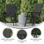 Flash Furniture 2-TLH-SC-044-BKBK-GG Paladin Black Outdoor Folding Patio Sling Chair, 2 Pack addl-4